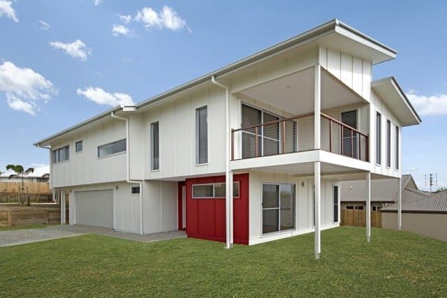 Architectural coastal, exterior + interior in Sunshine Beach
